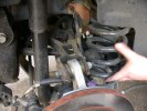 a shot of the IRS before installing the new suspension