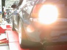 Eric @ XMP, backing the car off of the alignment rack