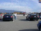 Stacey standing next to the Cobra at the SVTOA event!
